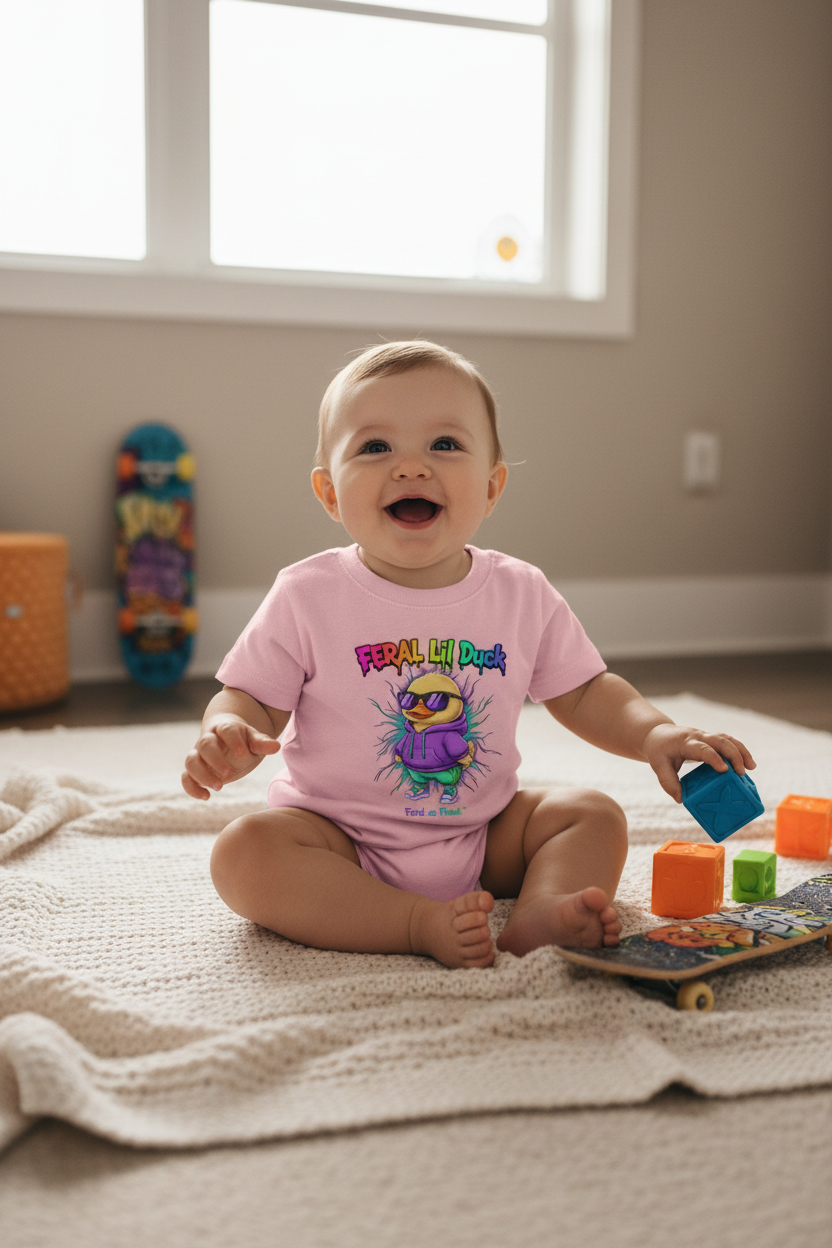 FERAL Lil Duck™ FERAL SPAWN Baby Tee Lifestyle