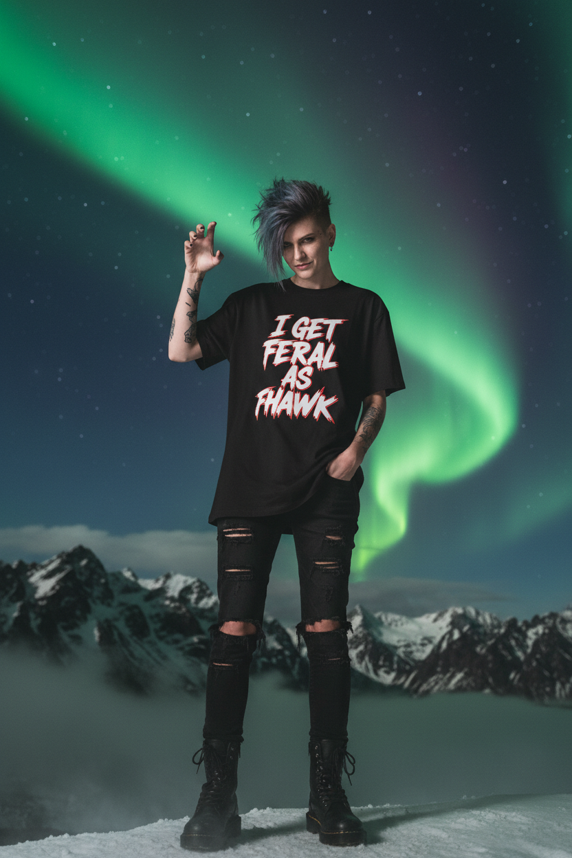 I Get Feral as Fhawk – Lifestyle Shot