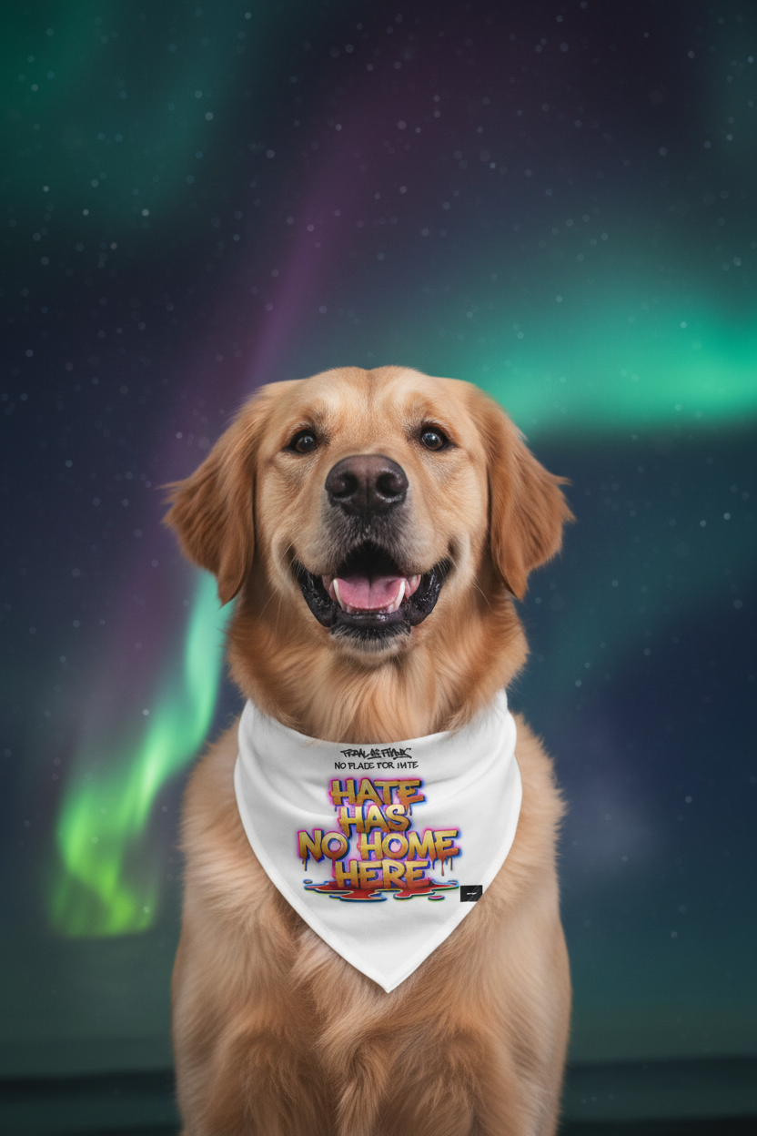 No Place for Hate Bandana — Dog Lifestyle Retry