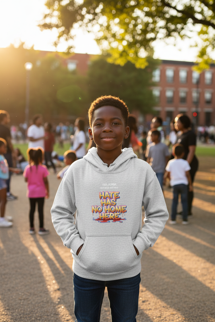 No Place for Hate FERAL YOUTH Hoodie Lifestyle