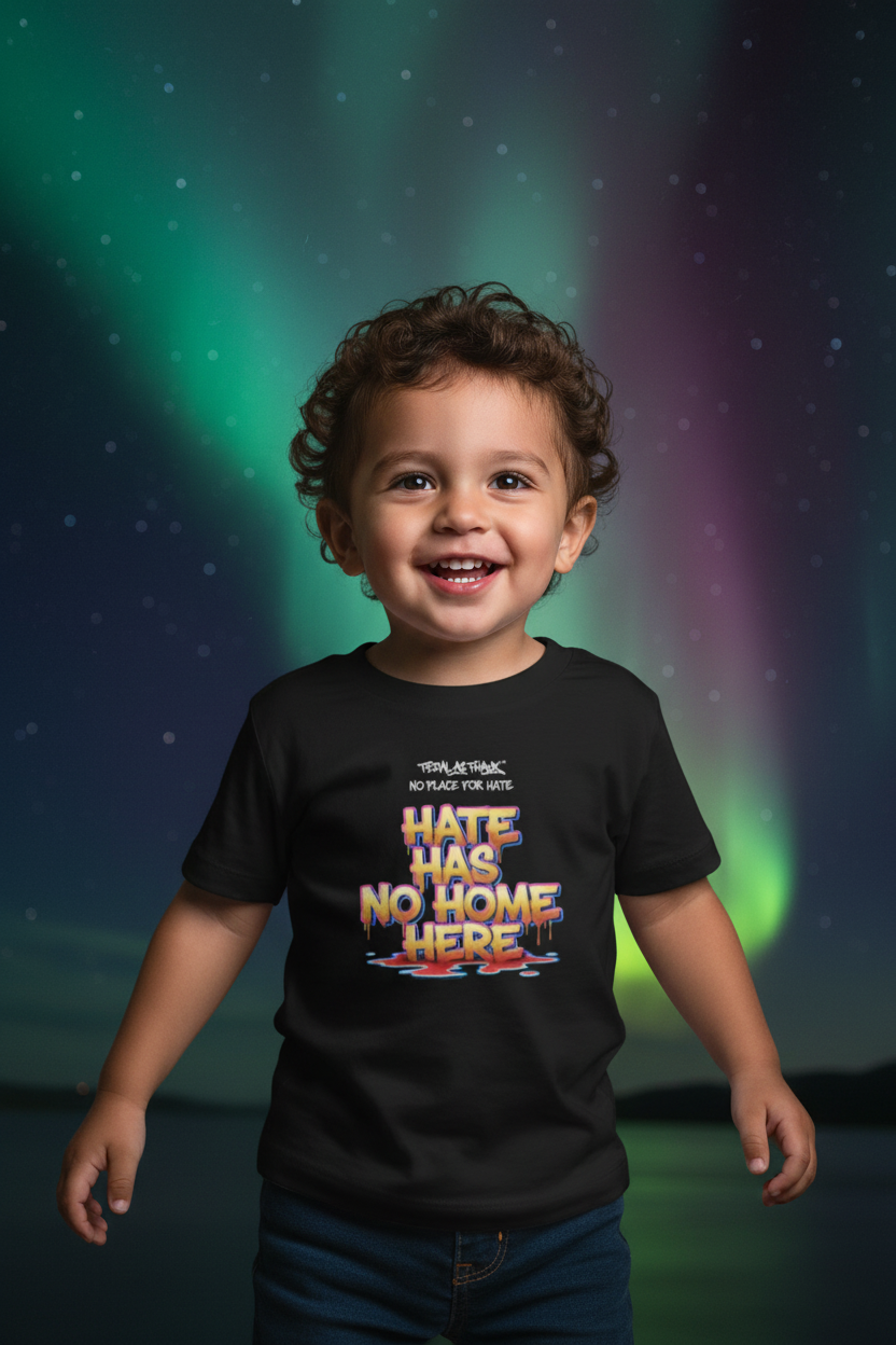 No Place for Hate FERALS IN TRAINING Toddler Tee — Northern Lights Redo
