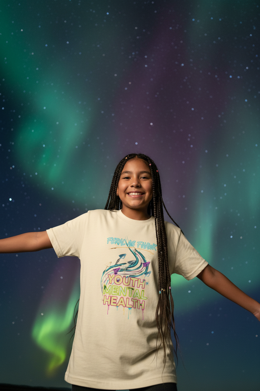 Youth Mental Health Awareness FERAL YOUTH Tee — Northern Lights Redo